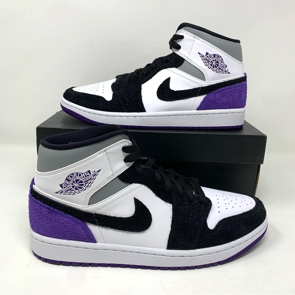 Nike Air Jordan 1 Mid SE size 9 Purple Union Deadstock Brand New Authentic